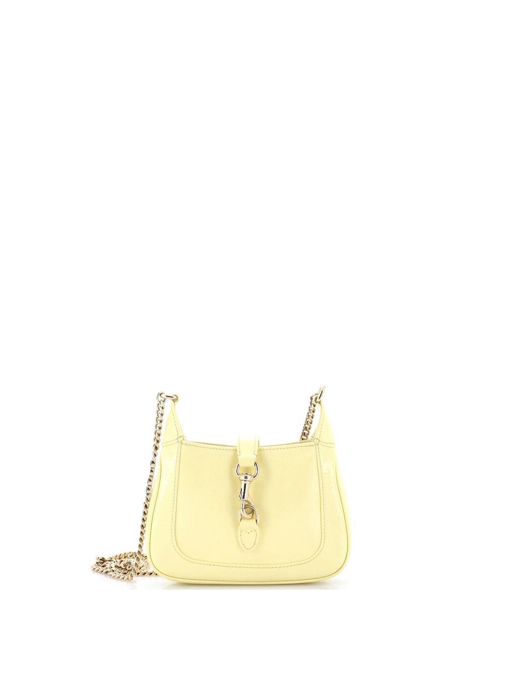 Gucci Jackie Notte Chain Hobo Patent #366119G15B